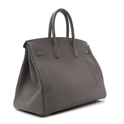 Hermes Togo Birkin 35 Etain 2 of 13