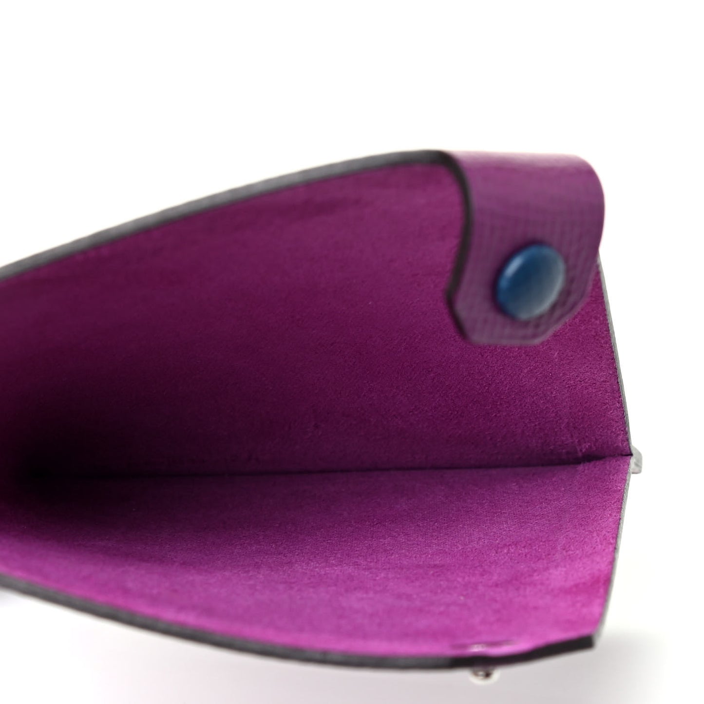 Epsom Tarmac Dot PM Passport Holder Anemone Deep Blue