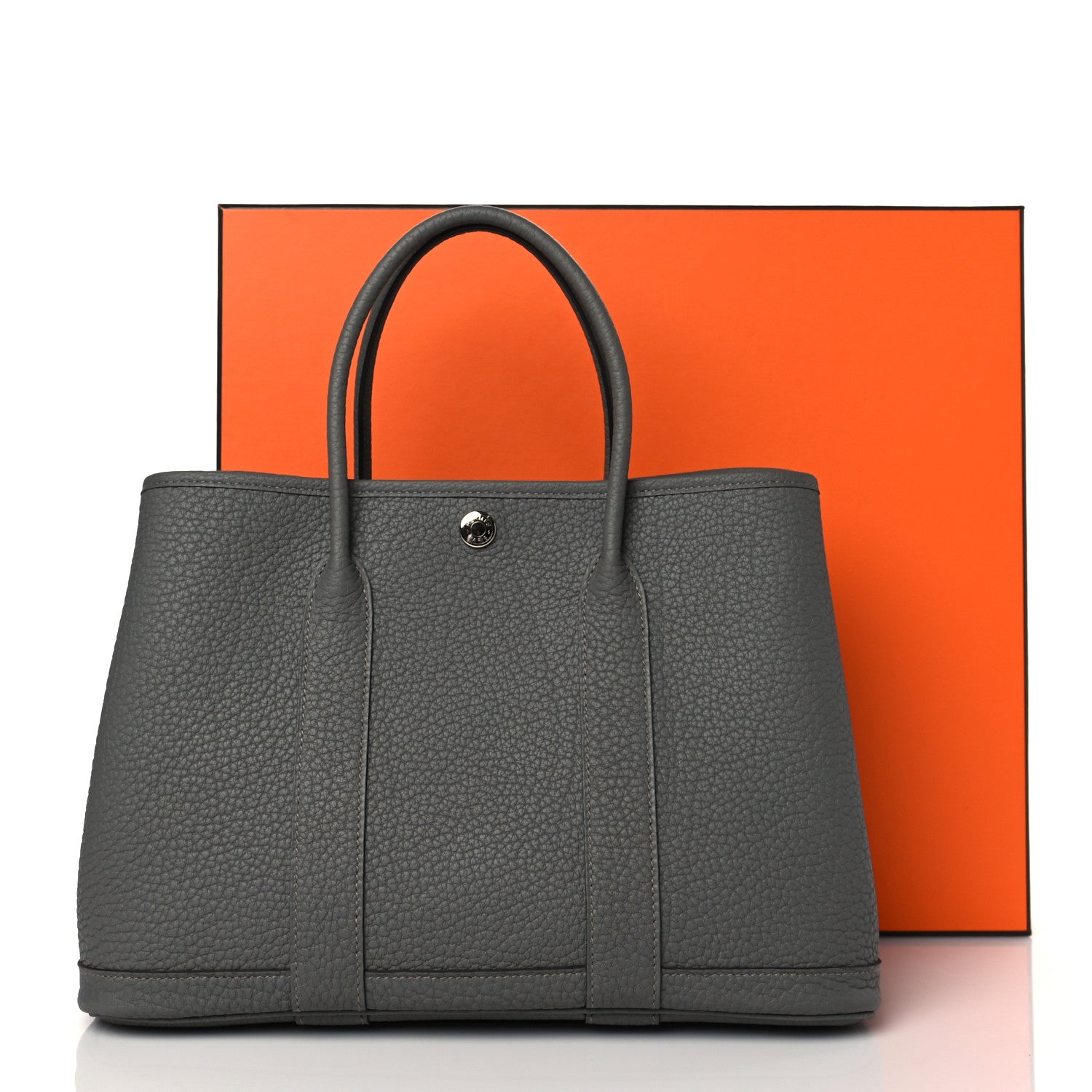 Hermes Negonda Garden Party 30 TPM Gris Meyer 1101420 – FASHIONPHILE