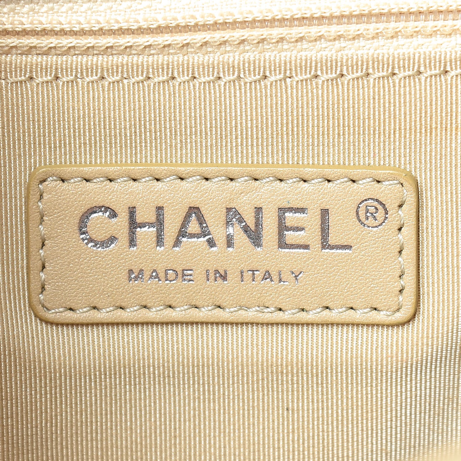 Chanel Lambskin Quilted Large Boy Flap Light Beige Dark Beige 6 of 22