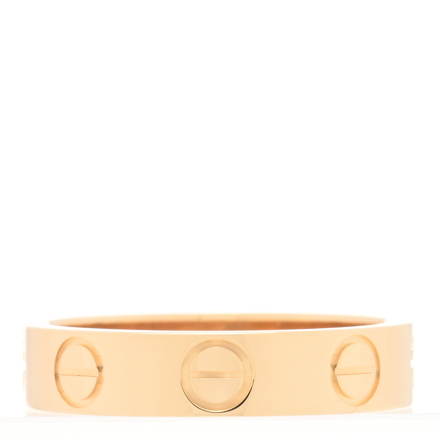 Cartier 18K Yellow Gold 3.5mm LOVE Wedding Band Ring 44 3 2 of 5