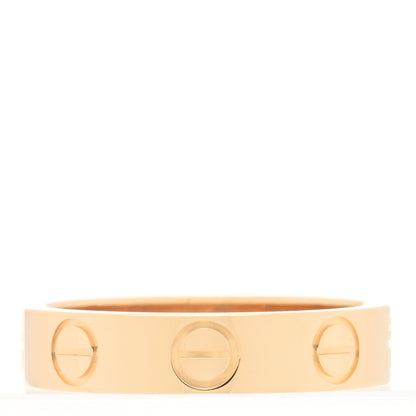 Cartier 18K Yellow Gold 3.5mm LOVE Wedding Band Ring 44 3 2 of 5