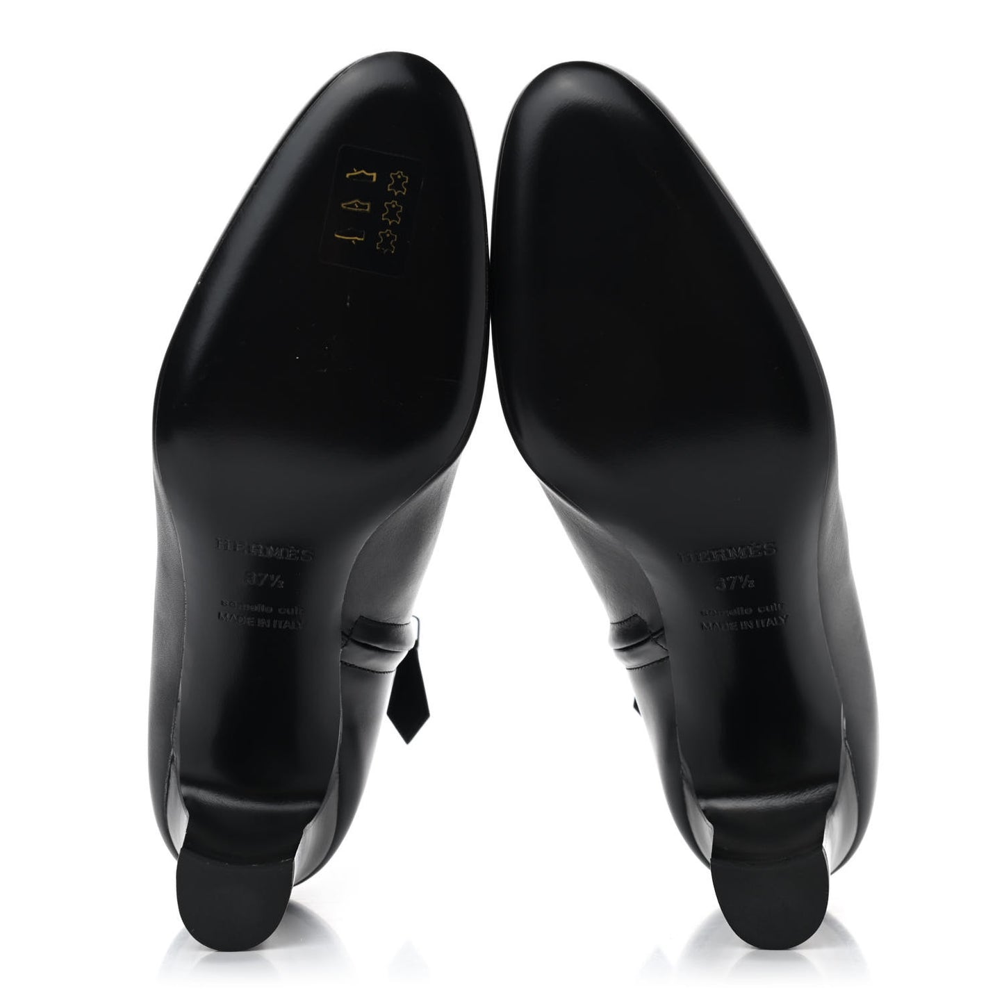 Calfskin Delice Ankle Boots 37.5 Black