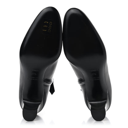 Hermes Calfskin Delice Ankle Boots 37.5 Black 5 of 10