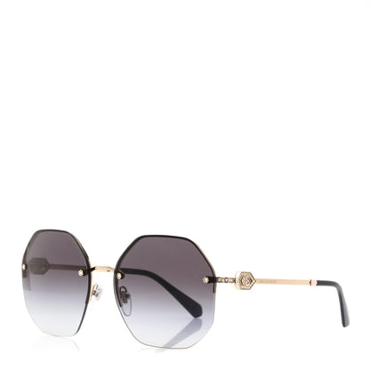 Bulgari Metal Crystal 6122-B Sunglasses Gold 1 of 5