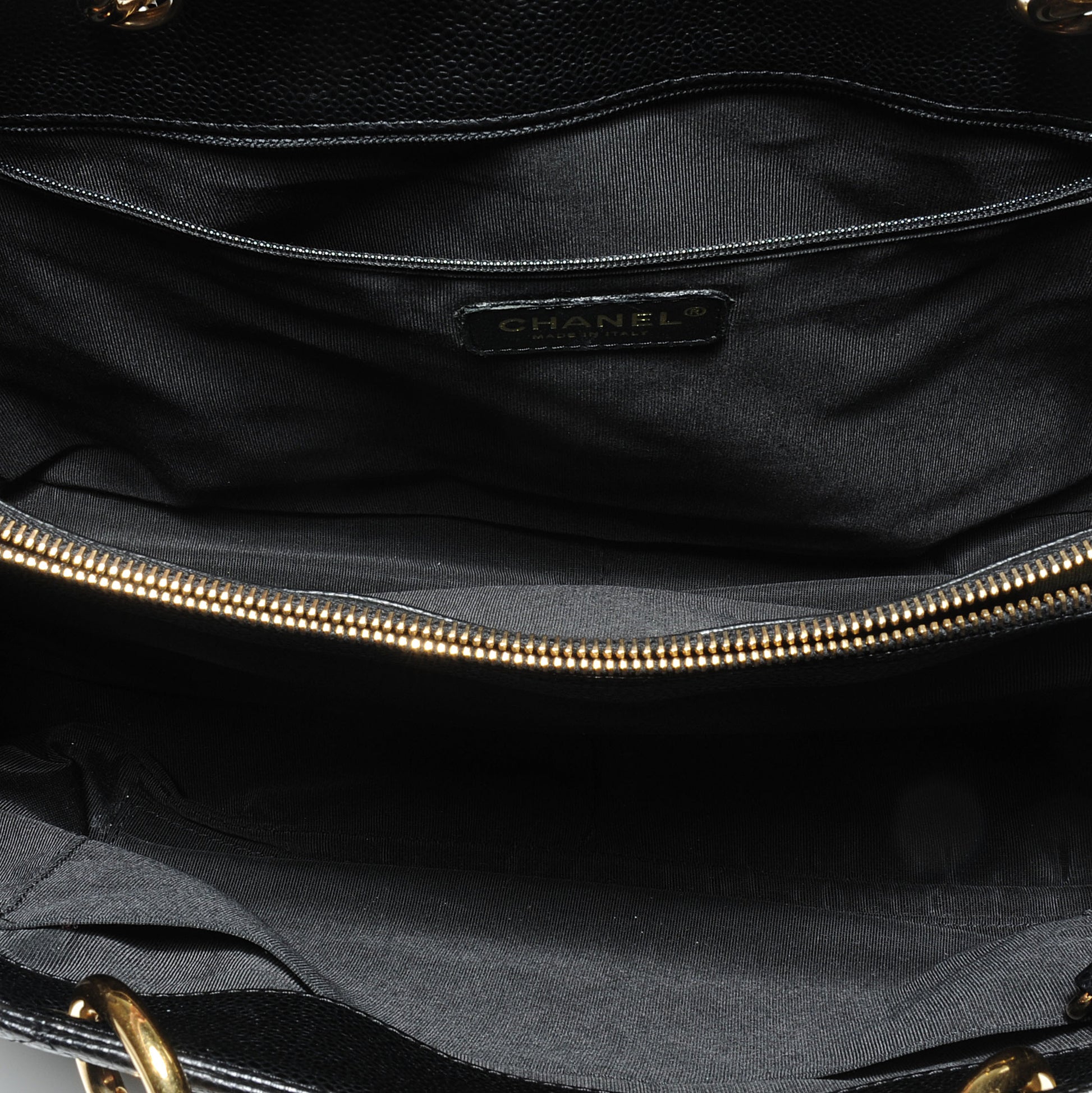 Chanel Caviar Grand Shopping Tote GST Black 6 of 7