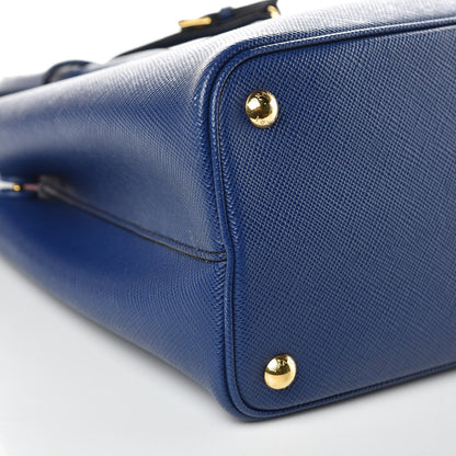 Prada Saffiano Cuir Small Double Bag Inchiostro Fuoco 8 of 12