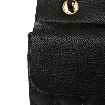 Chanel Caviar Quilted Medium Double Flap Black 11 of 11