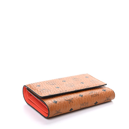 MCM Visetos Trifold Wallet Cognac 4 of 8