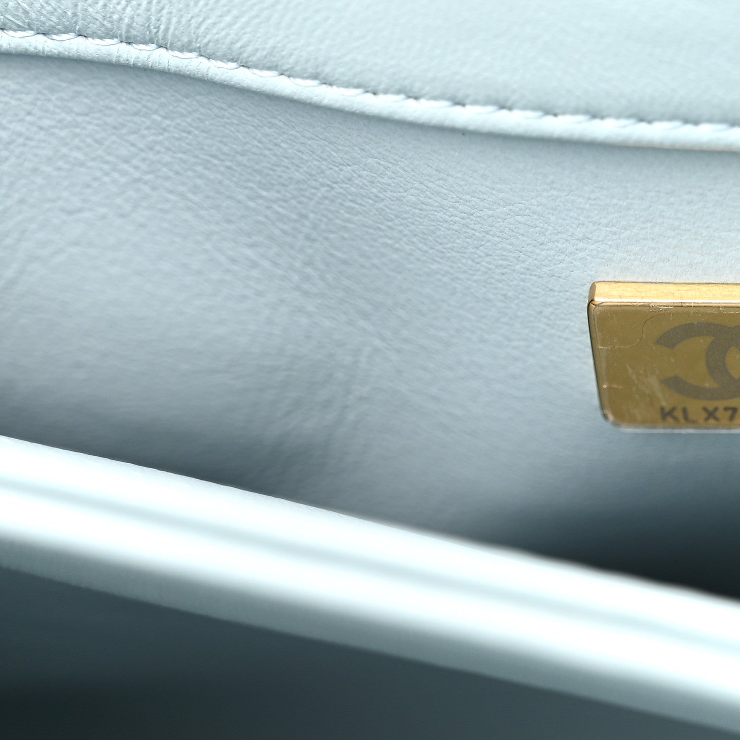 Chanel Lambskin Quilted Small Trendy CC Flap Dual Handle Bag Light Blue 7 of 11