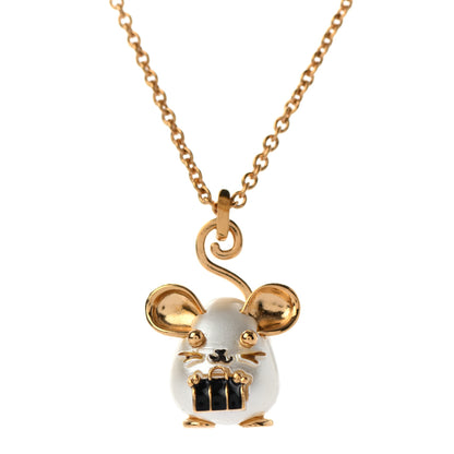 Louis Vuitton Vuittonite Rat Necklace Gold 4 of 7