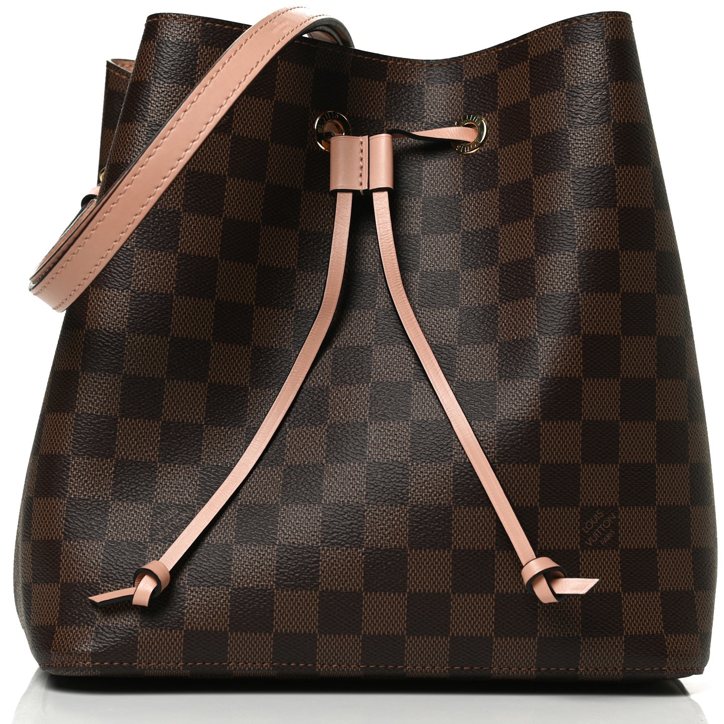 Damier Ebene Neonoe MM Venus Pink