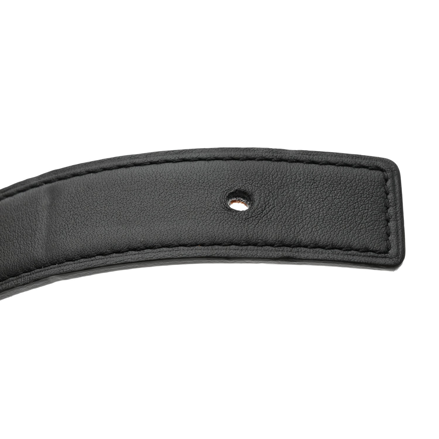 Hermes Swift Epsom 32mm H Belt 85 34 Black Gold 9 of 11