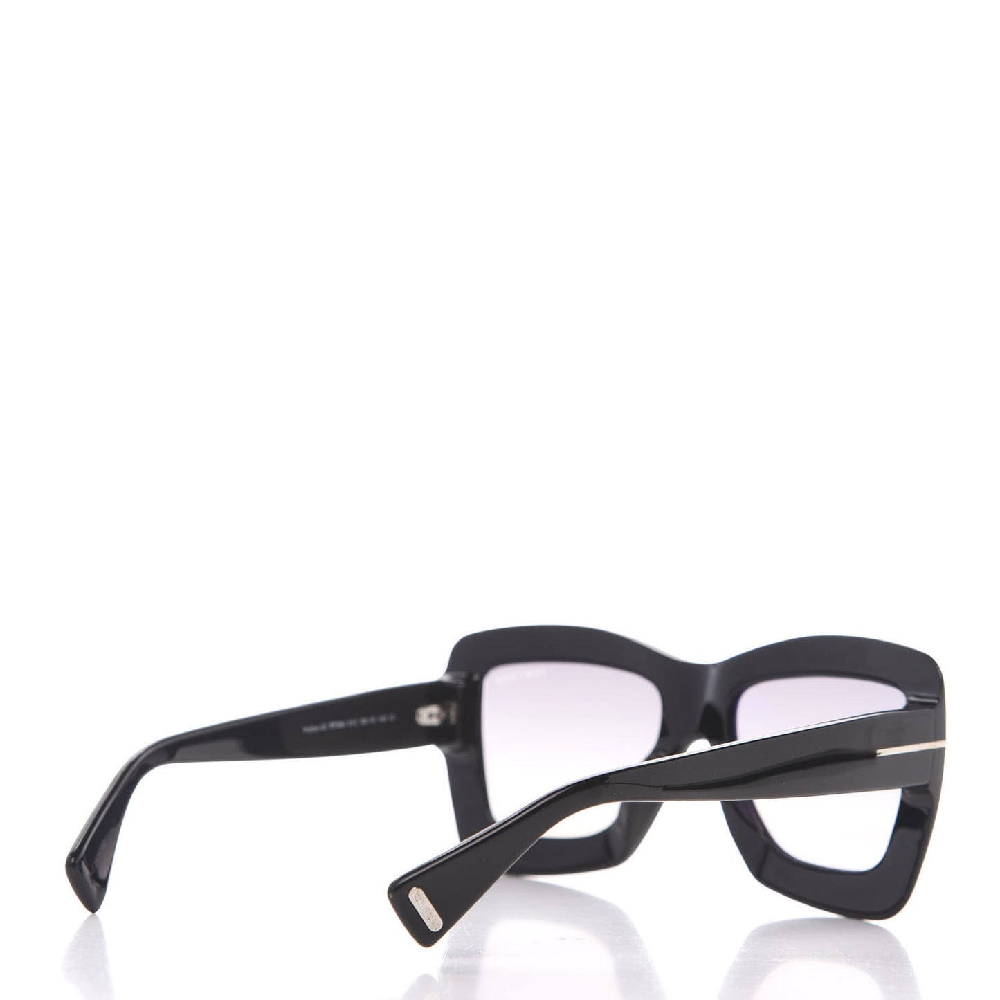 Hutton-02 TF664 Square Sunglasses Black