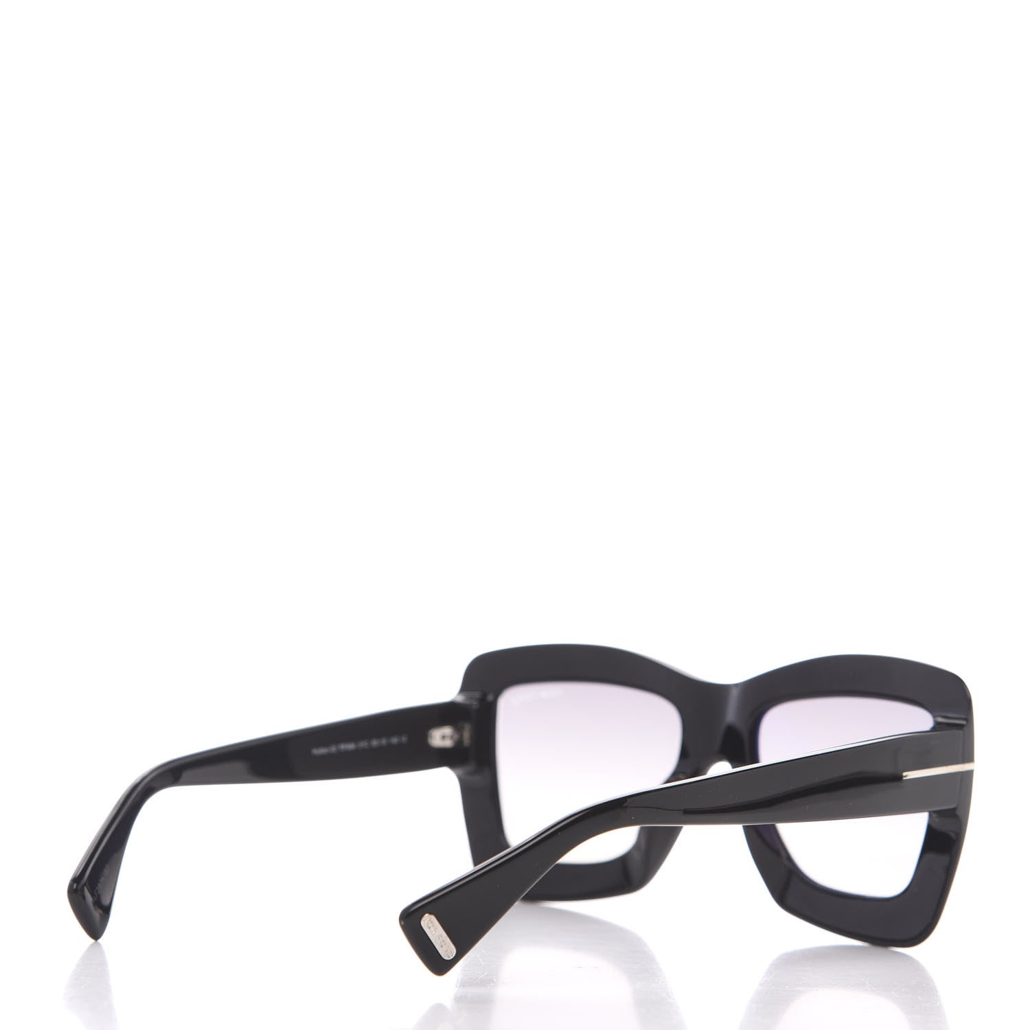 Tom Ford Hutton-02 TF664 Square Sunglasses Black 4 of 8