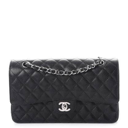 Chanel Caviar Quilted Medium Double Flap Black 1 of 9