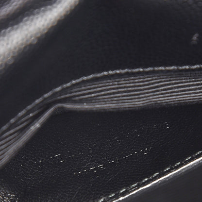 Saint Laurent Grain De Poudre Medium Classic Monogram Kate Double Handle Satchel Black 9 of 9