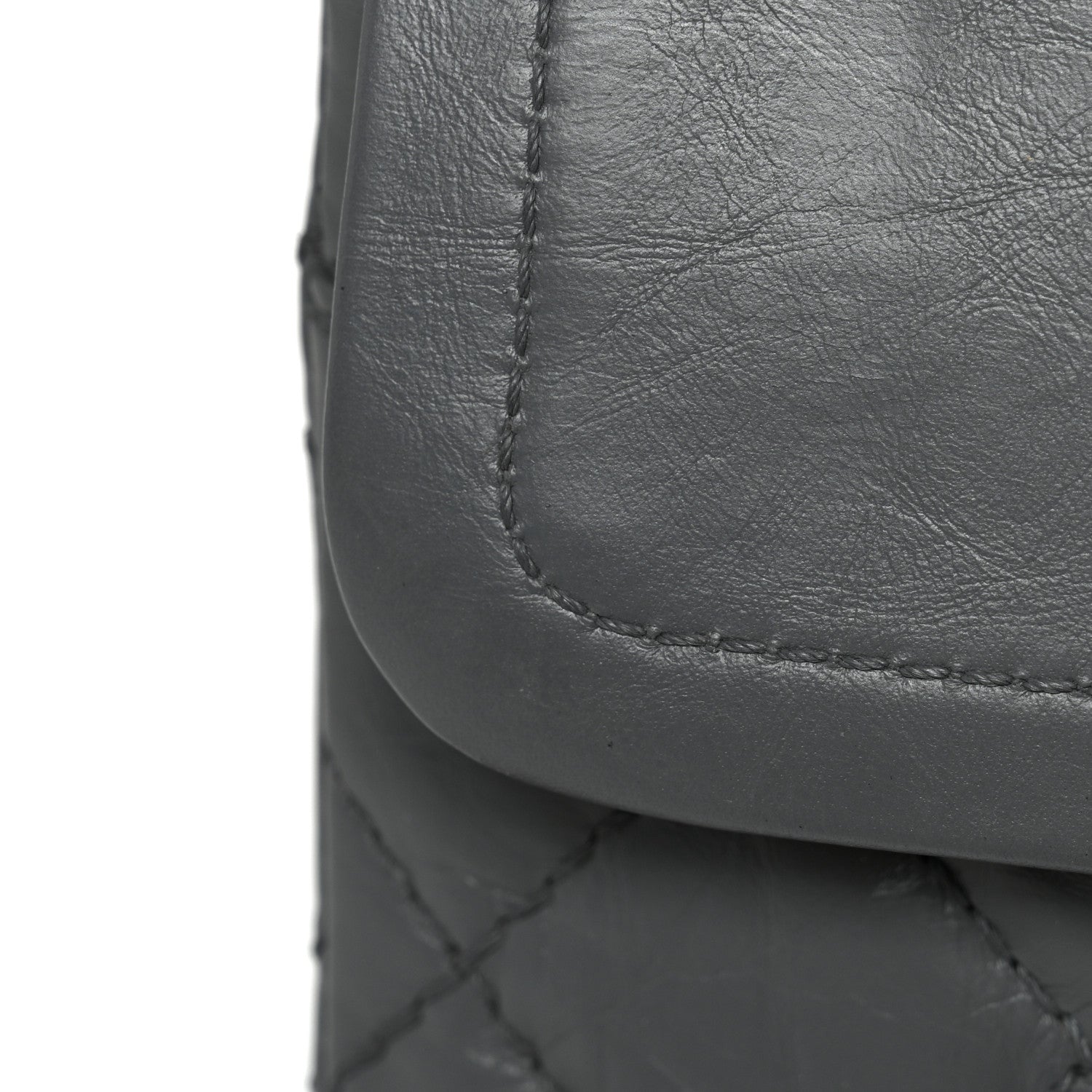 Chanel Aged Calfskin Quilted 2.55 Reissue 226 Flap Grey 11 of 11