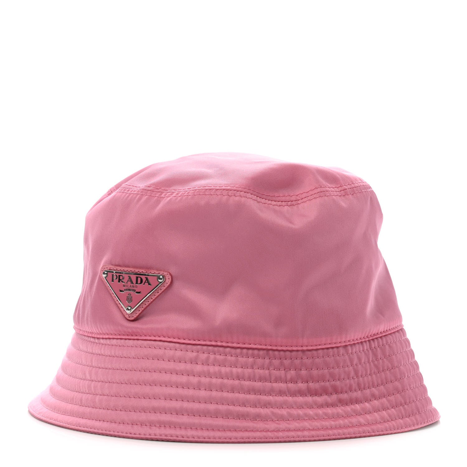 Prada Nylon Bucket Hat M Begonia Pink 1 of 4