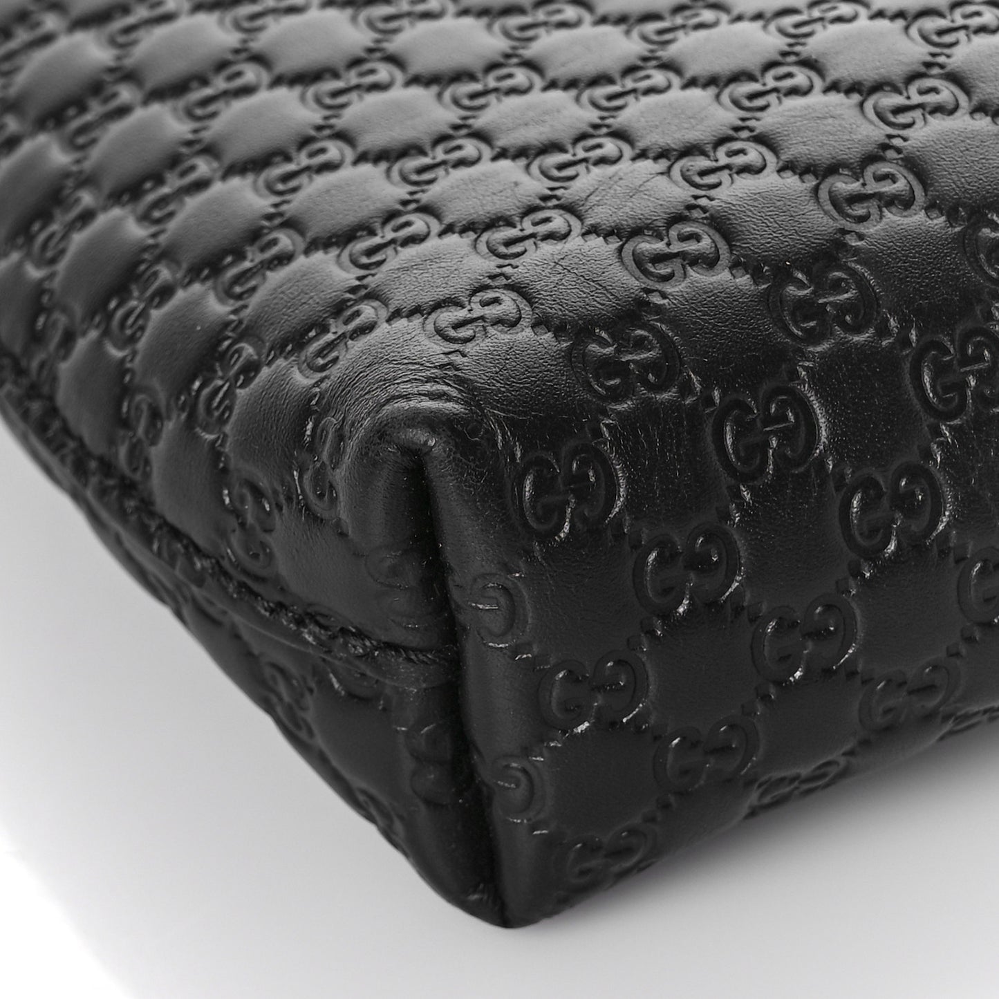Microguccissima Flat Crossbody Black