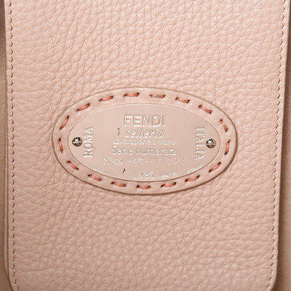 Fendi Cuoio Romano Selleria Bi-Color Large Carla Shopping Tote Pesca Rosa Plaster 6 of 10