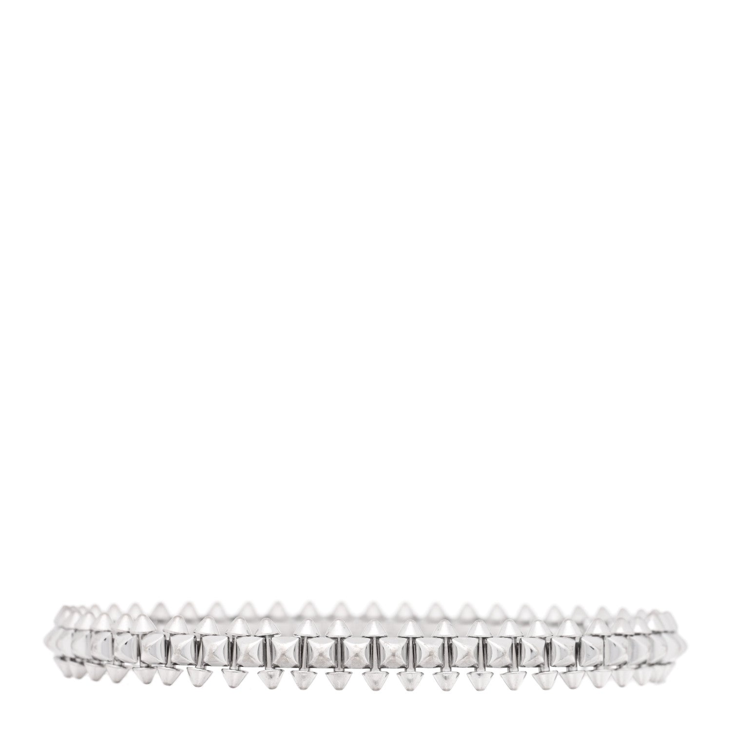 Cartier 18K White Gold Medium Clash De Cartier Bracelet 18 1 of 4