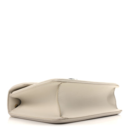 Bulgari Nappa Serpenti Forever Chain Diamond Blast Shoulder Bag Ivory Gold 4 of 9