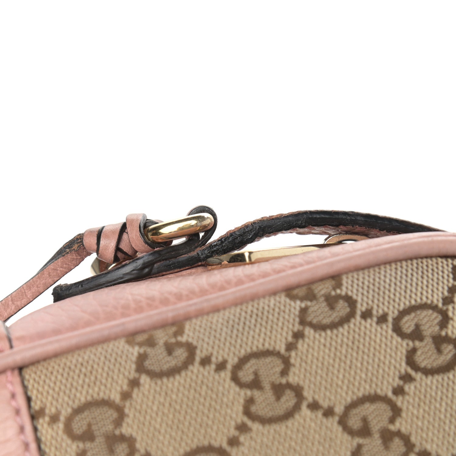 Gucci Monogram Mini Bree Messenger Bag Beige Soft Pink 10 of 14
