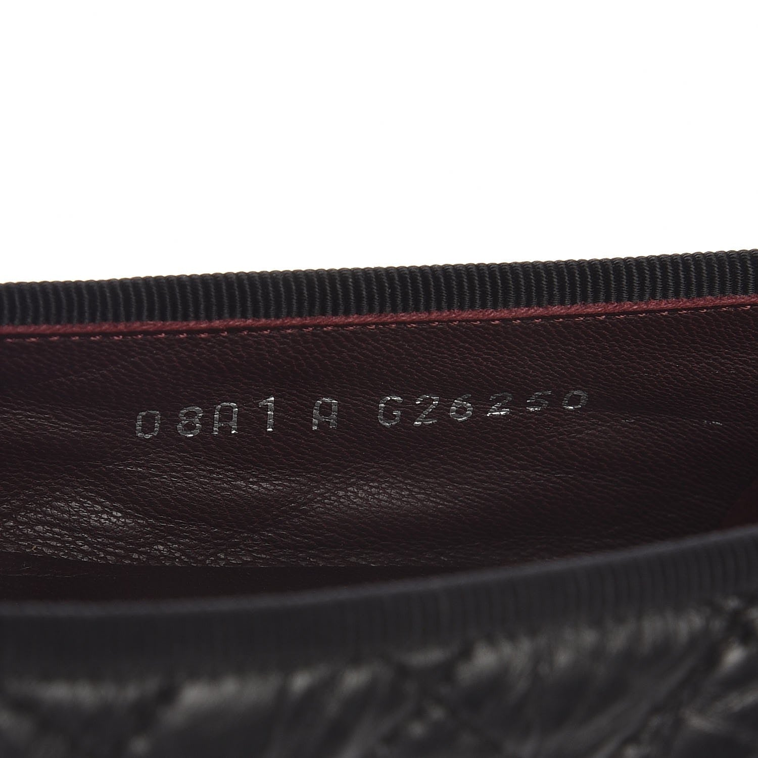 Chanel Aged Calfskin Quilted Cap Toe Ballerina Flats 37 Black 10 of 11