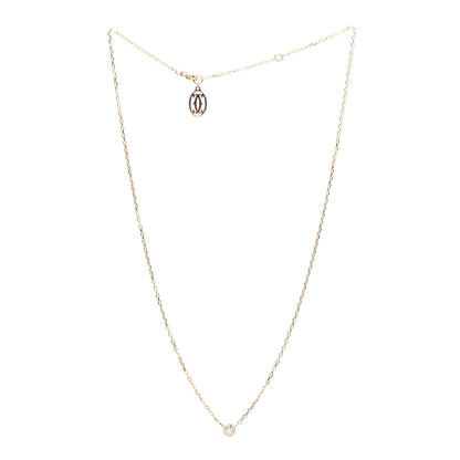 Cartier 18K Yellow Gold Diamond SM D'Amour Pendant Necklace 3 of 5