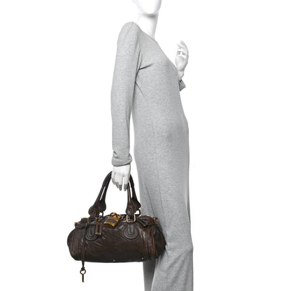Chloe Calfskin Medium Paddington Satchel Chocolate 2 of 11