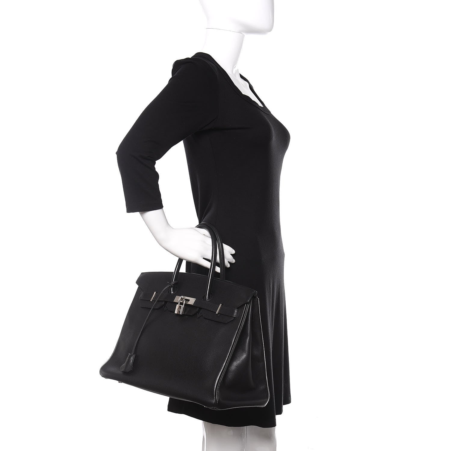 Hermes Evergrain Birkin 35 Black 2 of 14