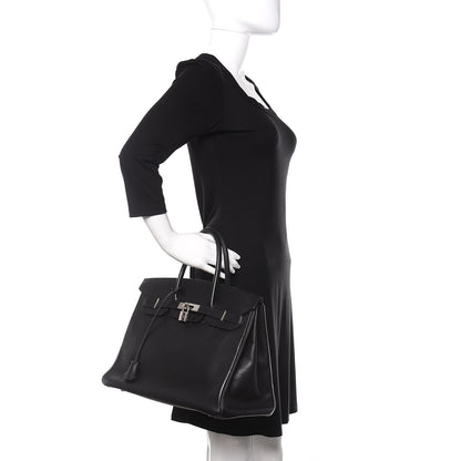 Hermes Evergrain Birkin 35 Black 2 of 14