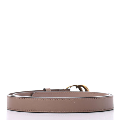Gucci Calfskin Double G 20mm Belt 85 34 Porcelain Rose 2 of 4