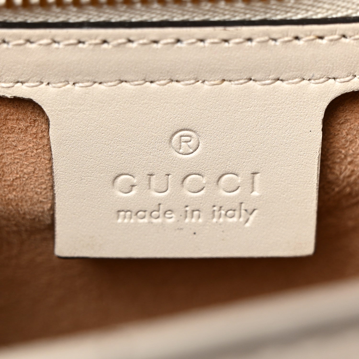 Gucci Calfskin Small Sylvie Shoulder Bag Off White 6 of 11