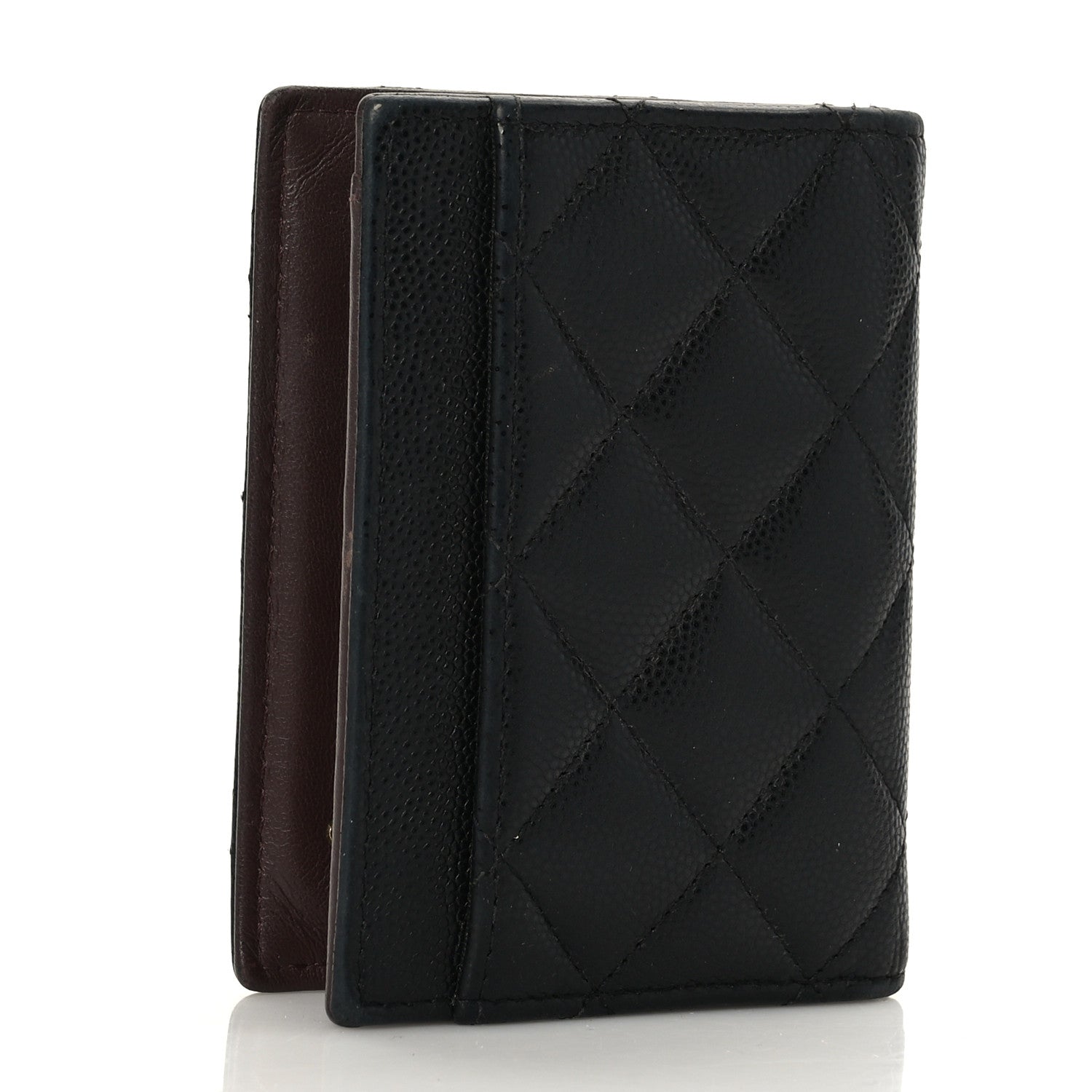 Chanel Caviar Quilted Card Holder Wallet Black 3 of 6