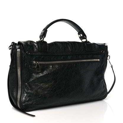 Proenza Schouler Lambskin Medium PS1 Plus Zip Satchel Black 3 of 9