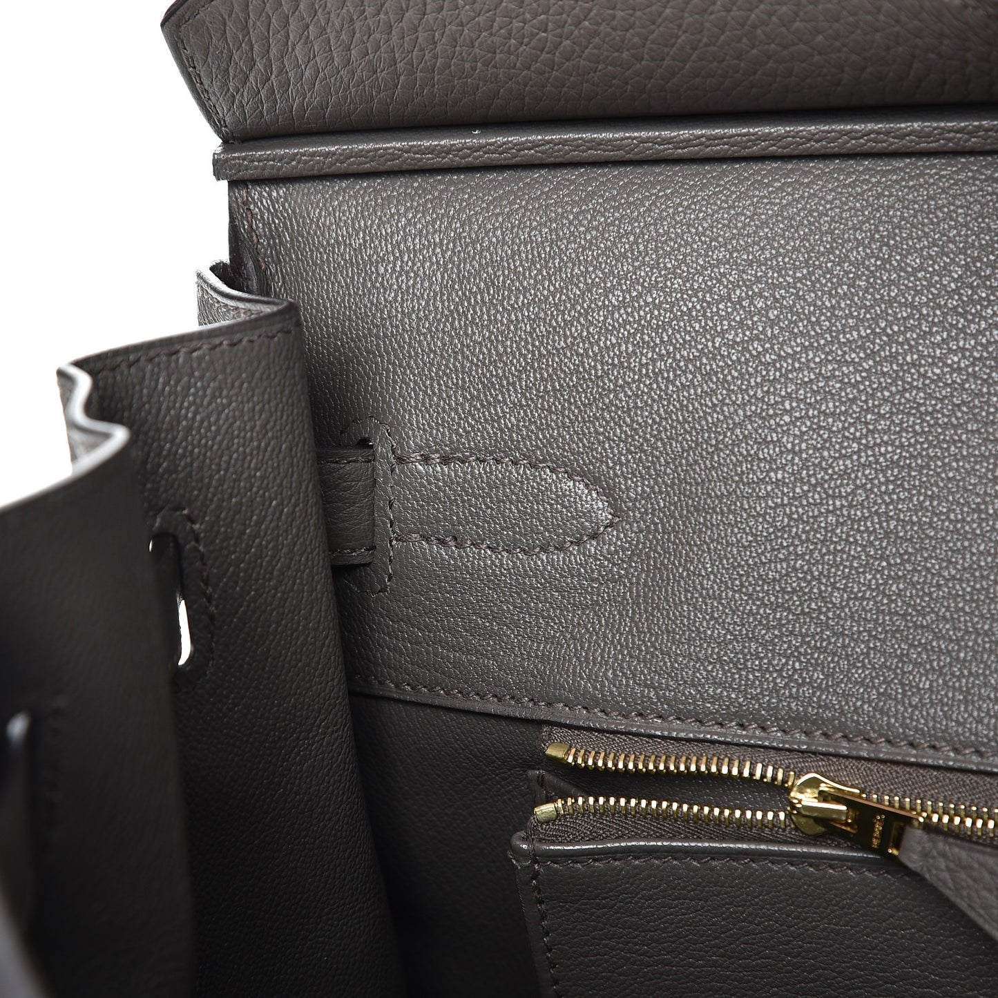Taurillon Clemence Birkin 35 Etain