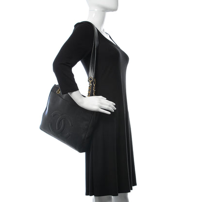 Chanel Caviar CC Shoulder Bag Black 2 of 13