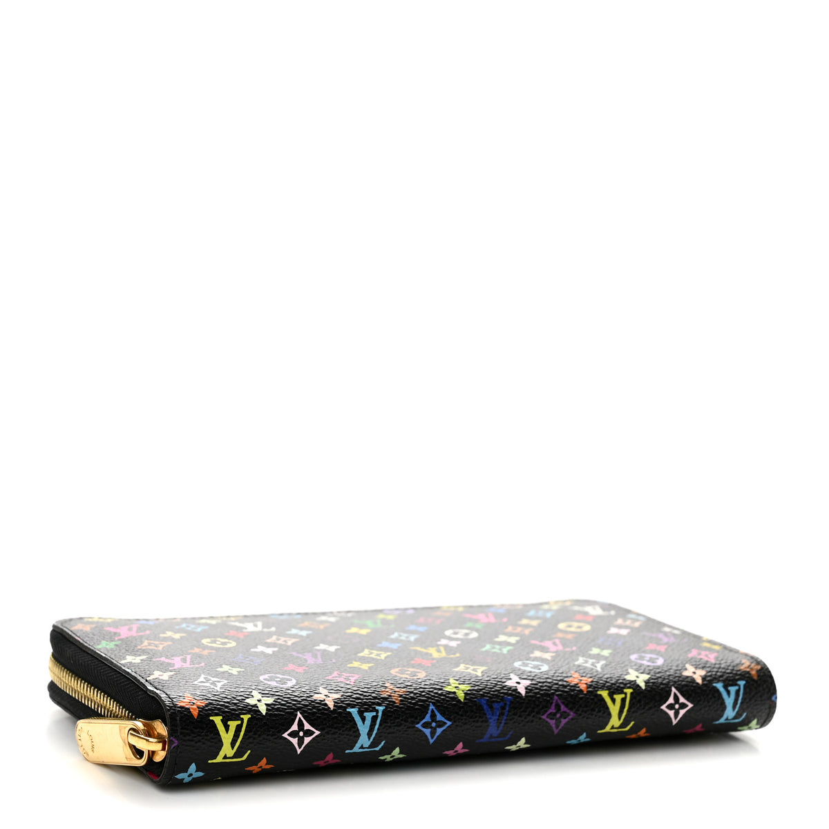 Louis Vuitton Monogram Multicolor Zippy Wallet Black Grenade 4 of 10