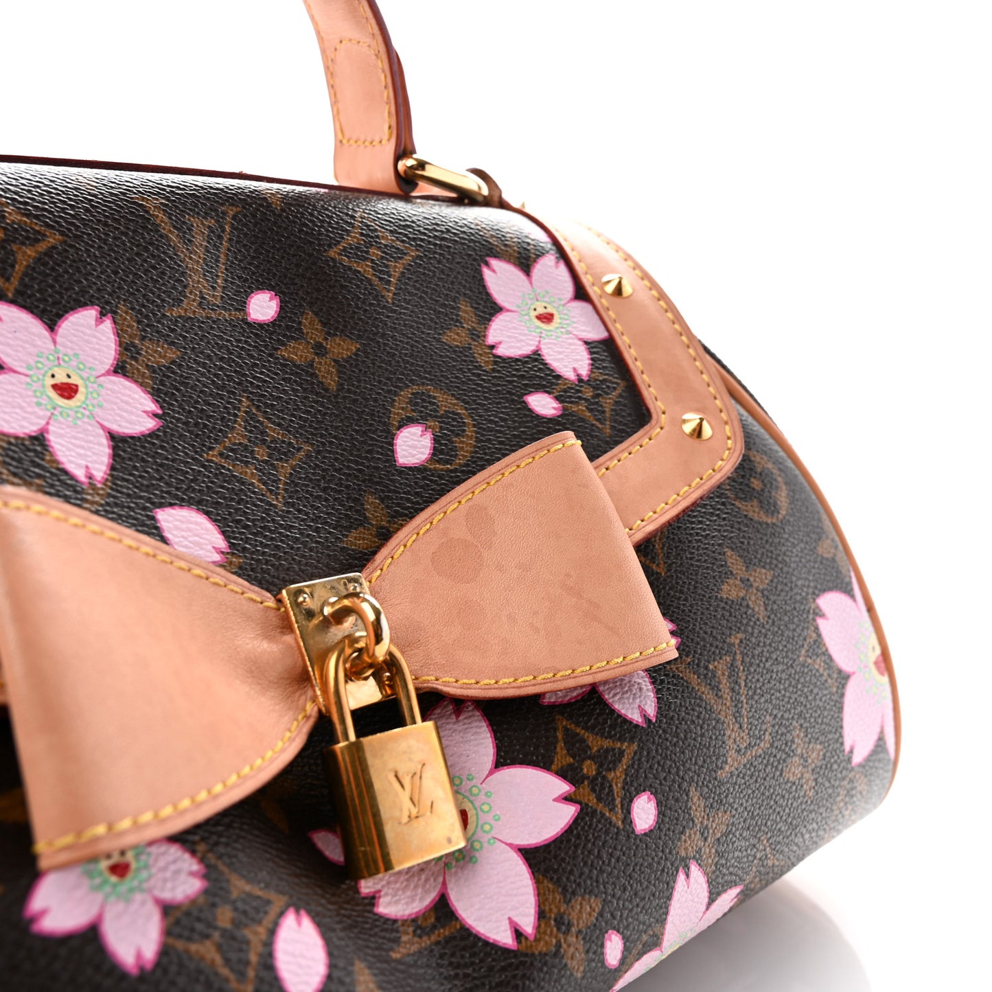 Monogram Cherry Blossom Sac Retro Bag Brown
