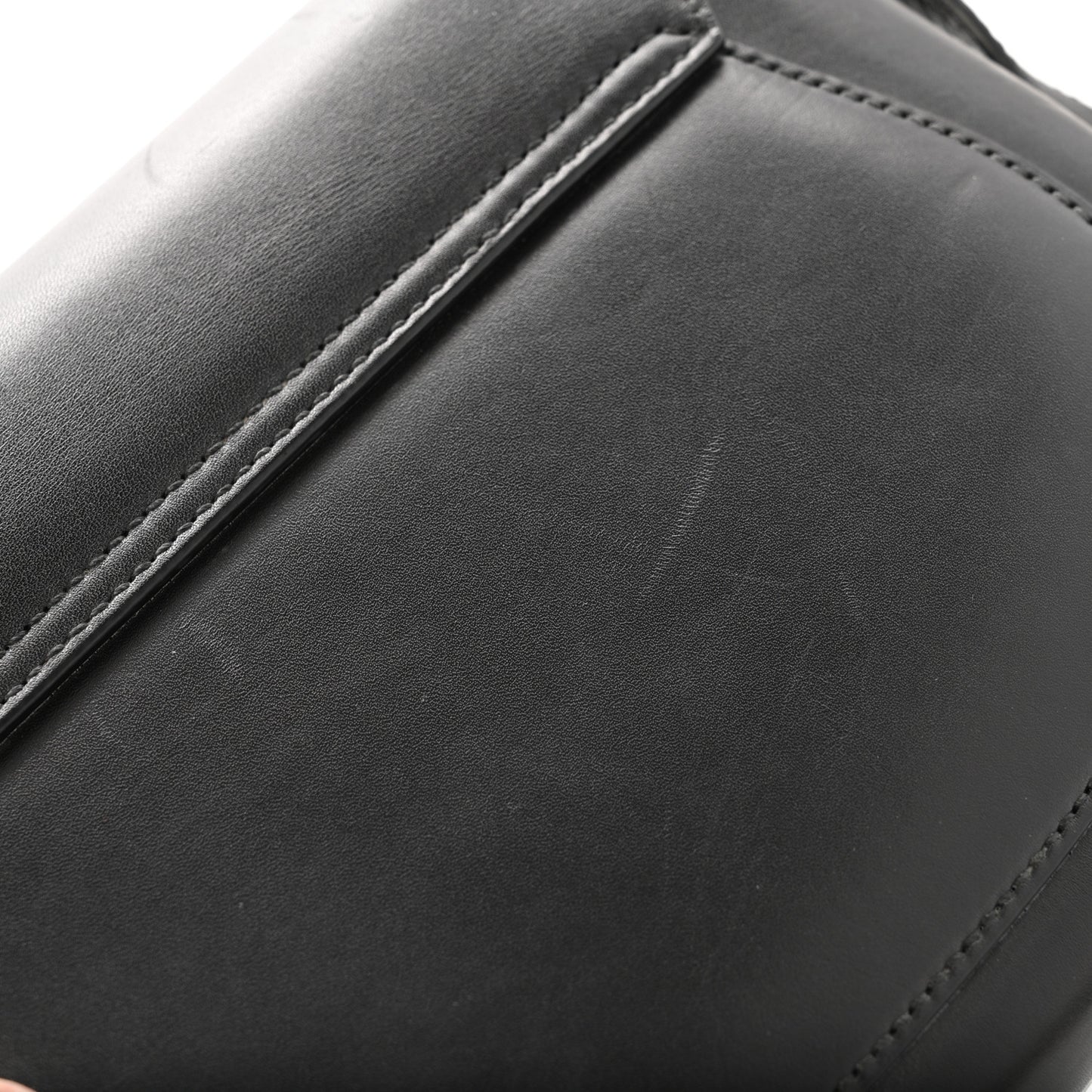 Charisma Calfskin Gucci Embossed Shoulder Flap Bag Black