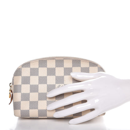 Louis Vuitton Damier Azur Cosmetic Pouch 2 of 10