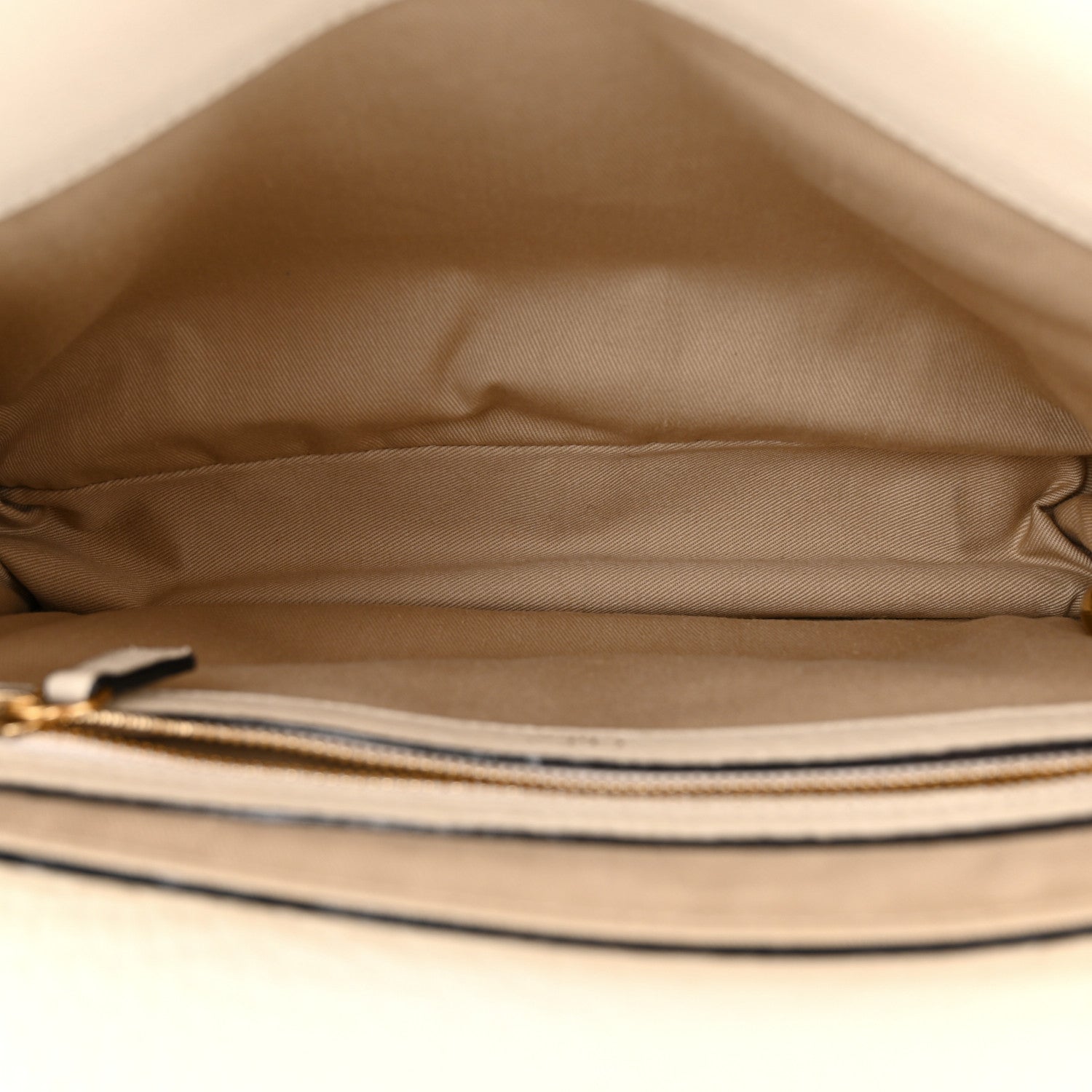 Chloe Grained Calfskin Medium Sally Flap Bag Cream 5 of 14