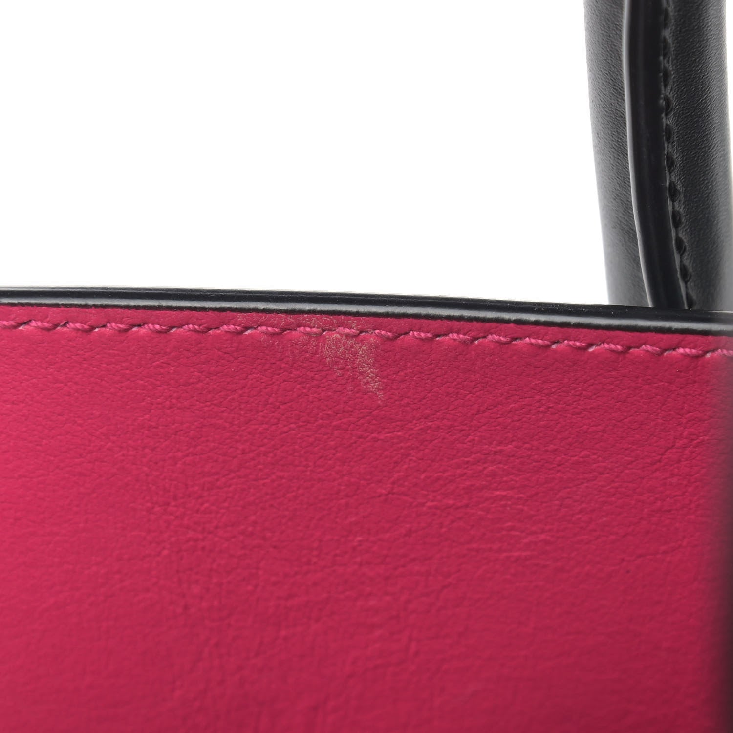 Saint Laurent Calfskin Small Sac De Jour Black Fuchsia 11 of 18