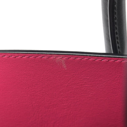 Saint Laurent Calfskin Small Sac De Jour Black Fuchsia 11 of 18