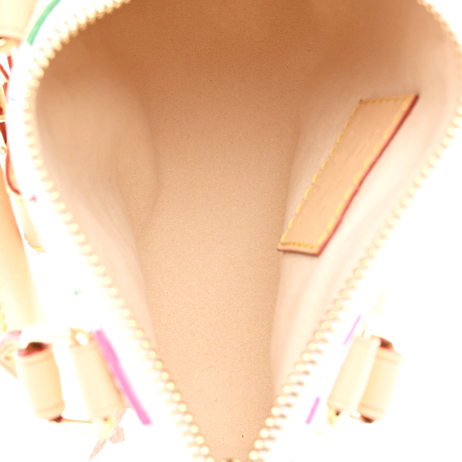 Louis Vuitton LV X TM Monogram Multicolor Nano Speedy White 4 of 9