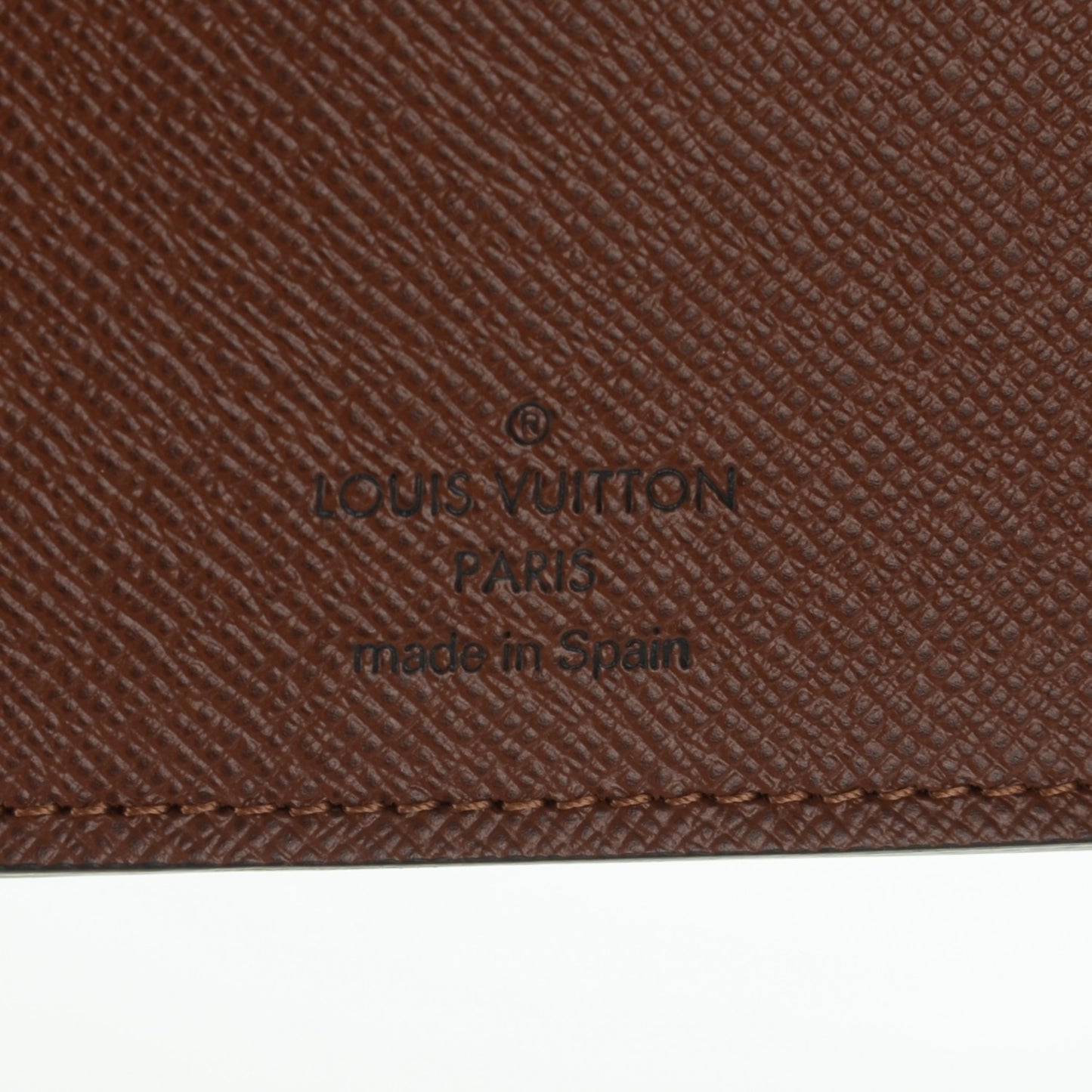 Monogram Desk Agenda Cover