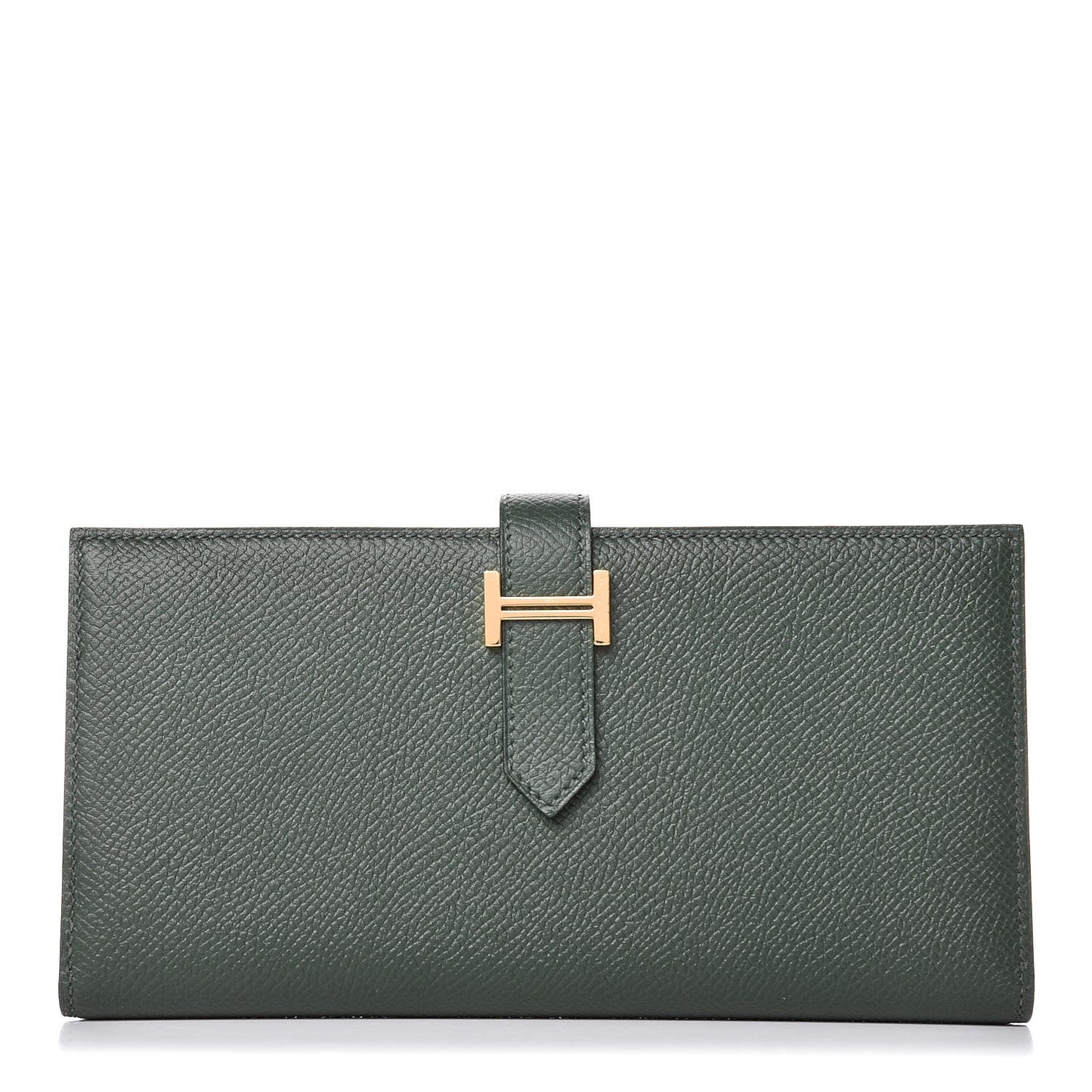 Epsom Bearn Gusset Wallet Vert Anglais
