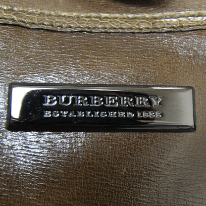 Burberry Ostrich Travel Tote Brown 12 of 12